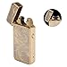 DROK® Environmental Electronic Cigar Lighter, Rechargeable Battery Powered USB Lighter, Dual Arc Gold Lighter with Dragon Pattern, Windproof Frameless Lighter, Great for Xmas Gift, Collection