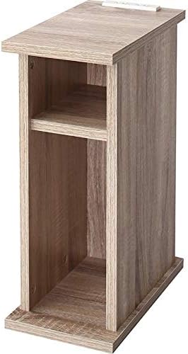 Amazon Co Jp サイドテーブル コンセント ナイトテーブル ベッドサイド コンパクト スリム 2口コンセント付き オープンタイプ 幅 ナチュラル ホーム キッチン