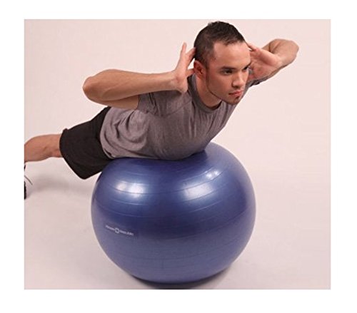 Fitness Republic 55cm Stability Ball Blue with Pump (Exercise Ball / Gym Ball) - Thumbnail 4