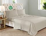 FBTS Basic Bed Sheets Grey Queen Size Cotton