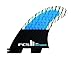 FCS II Performer Performance Carbon Tri Fin Set - Blue - Large