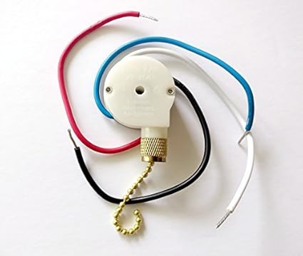 Amazon Com Zing Ear Ceiling Fan Pull Chain 3 Speed Control Switch