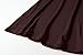 LARACE Women’s 3/4 Sleeve Casual Swing T-Shirt Dresses(3X, Coffee)