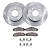Detroit Axle - Front Brake Kit for Chevy Impala Buick LeSabre Riviera Park Avenue Cadillac DeVille Seville Monte Carlo Bonneville, Brake Rotors Ceramic Brakes Pads Replacement : 11.92