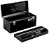 Excel TB140-Black 20-Inch Portable Steel Tool Box, Black