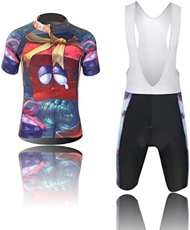 Spos Child's Cartoon Sport Suit Cycling Gel Padded Jersey Bid Set S