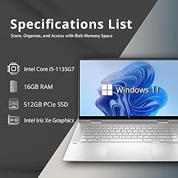 HP Envy x360 Convertible 2-in-1 Laptop, 15.6" FHD