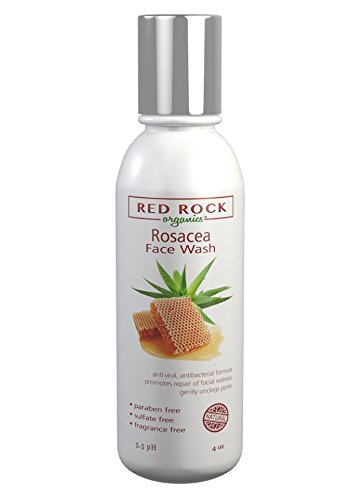 UPC 619159513707, Rosacea Cleanser - Natural Face Wash Treatment for Redness Relief - (4 oz) by Red Rock Organics