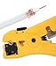 Urban Security Group Cable Stripper : Coaxial RG59, RG6, RG7, RG11 : Network Cat5e, Cat6, UTP, STP : Round & Flat Cable : Comfortable Grip : High Grade Steel + Plastic Construction : Premium Pro Grade