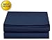 Luxury Fitted Sheet on Amazon Elegant Comfort Wrinkle-Free 1500 Premier Hotel Quality 1-Piece Fitted Sheet, King Size, Navy Blue