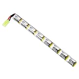 Keenstone Upgrade 9.6V NiMH 1600mAh Butterfly Nunchuck Stick Mini Battery Pack (9.6V 1600mAh stick battery)