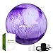Trideer Yoga Ball - Exercise Ball for Workout pilates Stability - Anti-Burst and Slip Resistant for physical therapy, Birthing, Stretching & Core Workout, Office Ball Chair, Flexible Seating, Home Gym