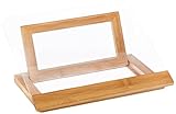 Lipper International 8815 Bamboo and Acrylic Cookbook Holder