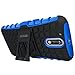 Moto G4 Case, Moto G4 Plus Case - OEAGO [Shockproof] [Impact Protection] Tough Rugged Dual Layer Protective Case Cover with Kickstand for Motorola Moto G4 / G4 Plus (Moto G Plus, 4th Gen) - Blue