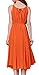 Eshion Women Long Chiffon Halter Sleeveless Solid A-Line Dress