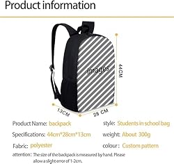 Glomenade Kids Backpacks 3pcs/set School Bag