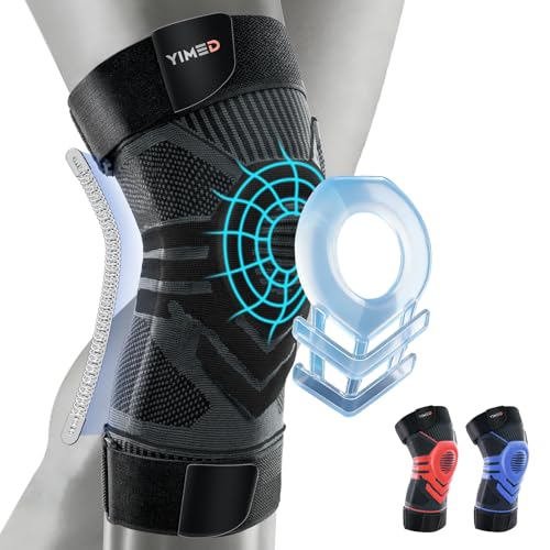YIMED Knee Brace for Knee Pain with Side Stabilizers & Patella Gel Pad, XXL at Amazon
