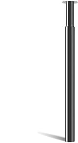 Amazing Tour Adjustable Table Legs 710-1100mm Heavy Duty Black 1 Pack