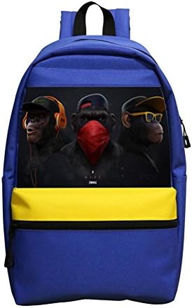 Grrry Monkey Swag Lightweight Shoulder School Bag Backpack