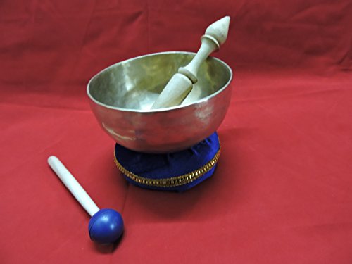 5" Hand Hammered 7 metal TIBETAN SINGING BOWL for Healing