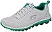 Skechers Sport Women's Skech Air Run High Fashion Sneaker, White/Mint, 8.5 M US