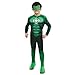 Green Lantern Child's Deluxe Hal Jordan Costume with Muscle Chest - One Color - Small