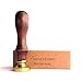 Wax Seal Stamper, VOOSEYHOME Initial Handwritten Letter Alphabet B Stamp with Rosewood Handle, Decorating on Invitations Mail Envelopes Cards Books for Birthday Themed Party Wedding Signature