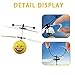 REALACC Flying Facial Expression Helicopter Ball Mini Helicopter Infrared Induction Helicopter with Led Light RC Toy RC Flying Ball RC Infrared Induction for Kid Teenagers