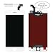 GOLDWANGWANG For iPhone 6 Plus LCD Screen Replacement, Digitizer Display Touch Screen Glass Frame Assembly for iPhone 6 Plus 5.5 inch- White