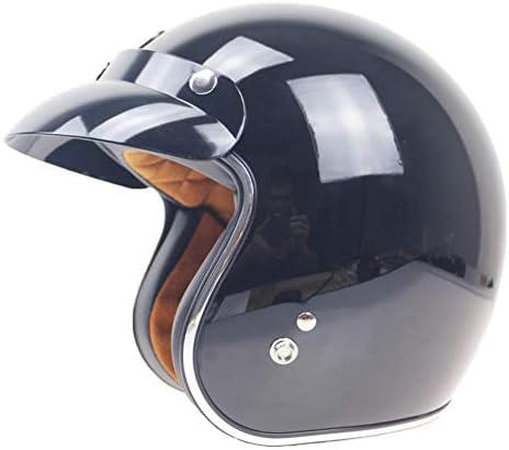 Dotは男性女性大人のためのオートバイのヘルメット 3月4日オープンフェイスバイクヘルメット 新品 送料無料 ヴィンテージレトロチョッパークルーザースクーター原付ヘルメット ジェットヘルメットを承認しました