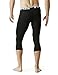 Tesla TM-YUC32-BLK_Medium Men's Compression Capri Shorts Baselayer Cool Dry Sports Tights YUC32