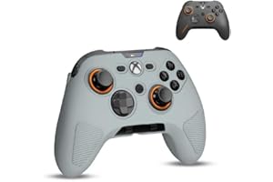 FIOPAZ for Scuf Valor Pro Controller Silicone Case, Soft Skin Cover Compatible with Scuf - Valor Pro Controller, Drop, Dust and Scratch Resistant Protector Case, Gray