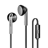 Edifier P190 Premium Earbuds Headset - Hi-Fi Classic Earbud Style Headphones - Comfortable Fit Earphones with Microphone - Black