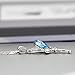 FANSING Blue Crystal Necklaces for Women