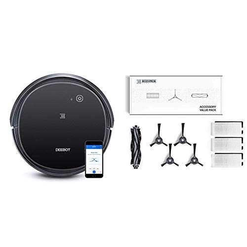 ECOVACS DEEBOT 500 Robotic Vacuum Cleaner with Max Power Suction, Up to