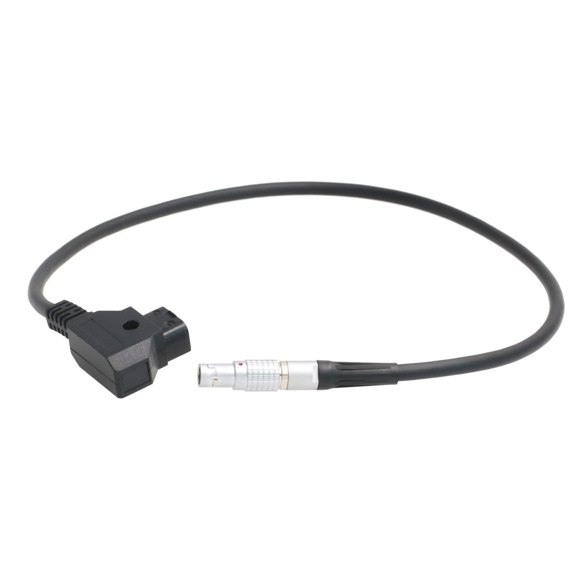 HangTon High Flex D-tap P-tap to 0B 2 Pin Power Cable for Teradek Bolt Bond, Transvideo SmallHD 703 Monitor, Zacuto Viewfinder, Z CAM E2 F6 S6 Camera and EVF (Straight, 60cm)