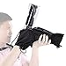 Tycka Camera Rain Cover, can be Connected to Camera Strap and Flash, with 10pcs Absorbent Paper, Rainproof Raincoat for DSLR Canon Nikon Sony Pentax Olympus and More (Lenses with Hood Up to 10” Long)