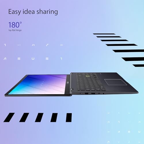 ASUS 15.6” Vivobook Go Slim Laptop, Thin & Portable for Student Study, Intel Dual Core N4500, 4GB RAM, 128GB SSD, Windows 11, Star Black, L510KA-ES04