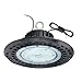 WYZM 100W LED High Bay Light,5500K Bright White,12500 Lumens,110V,350W-400W HPS Equivalent,Great High Bay LED Shop Lights for Warehouse Lighting Applications (100Watt)