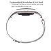 Fitbit Charge 2 Bands, Luxury Milanese Loop Woven Stainless Steel Mesh Closure Bracelet Strap Replacement Wristbands with Strong Magnet Lock for Fitbit Charge 2
