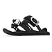 Snowfeet - Mini Short Ski Skates for Snow | Skis for Winter Shoes | Short Snowskates Snowblades Skiboards | The Real Original (Black)