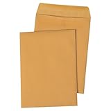 Quality Park Catalog Envelope, Redi-Seal, Brown Kraft, 9 x 12, 100 per Box, (43567)