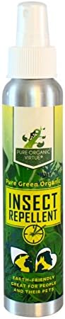 Pure Organic Virtue All Natural Insect Repellent - Cedar Oil Based Pest Control Spray - Safe for Pets