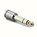 Aurum Cables 5-Pack 6.35mm Male to 3.5mm Female Stereo Adapter