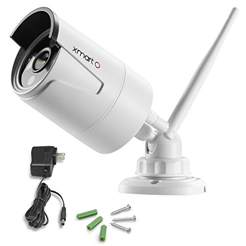 [Audio Video & 960p 4mm] xmartO WB1324 960p HD 1.3 Megapixel IP Network Wireless Security Camera Weatherproof Outdoor with 80ft IR Night Vision (White) - Thumbnail 3