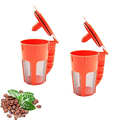 AutoWT K-Carafe Reusable Pod, Reusable Coffee Filters Refillable for Keurig 2.0 Brewers, K200 K300 K