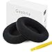 Geekria Comfort Velour Replacement Ear Pads for Sennheiser HD418, HD419, HD428, HD429, HD439, HD438, HD448, HD449 Headphones Ear Cushions, Headset Earpads, Ear Cups Cover Repair Parts (Black)