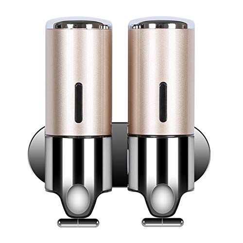 Long Dispensador de jabón de plástico de Doble Cabeza de 1000 ml