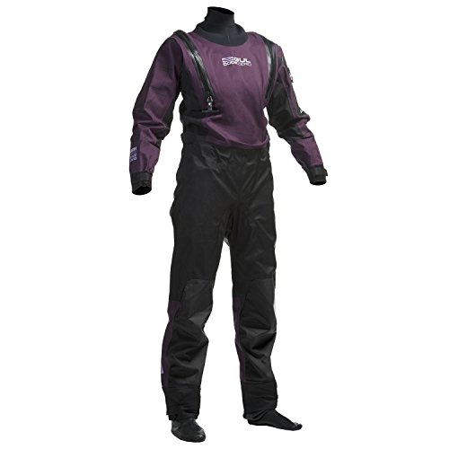 2018 Gul Ladies Code Zero U-ZIP Dry Suit Black / Plum GM0373-A8 Sizes- - Medium - Thumbnail 2