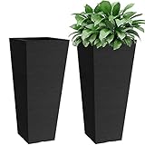 Verel Set of 2 Tall Outdoor Planters - 24 Inch